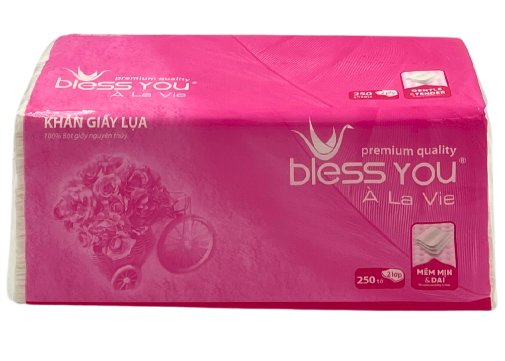 Giấy Lụa Rút BLESS YOU 250 tờ